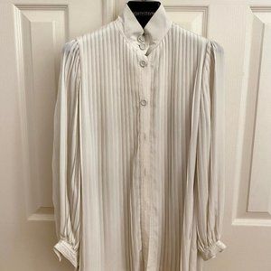 White Button Down Shirt S